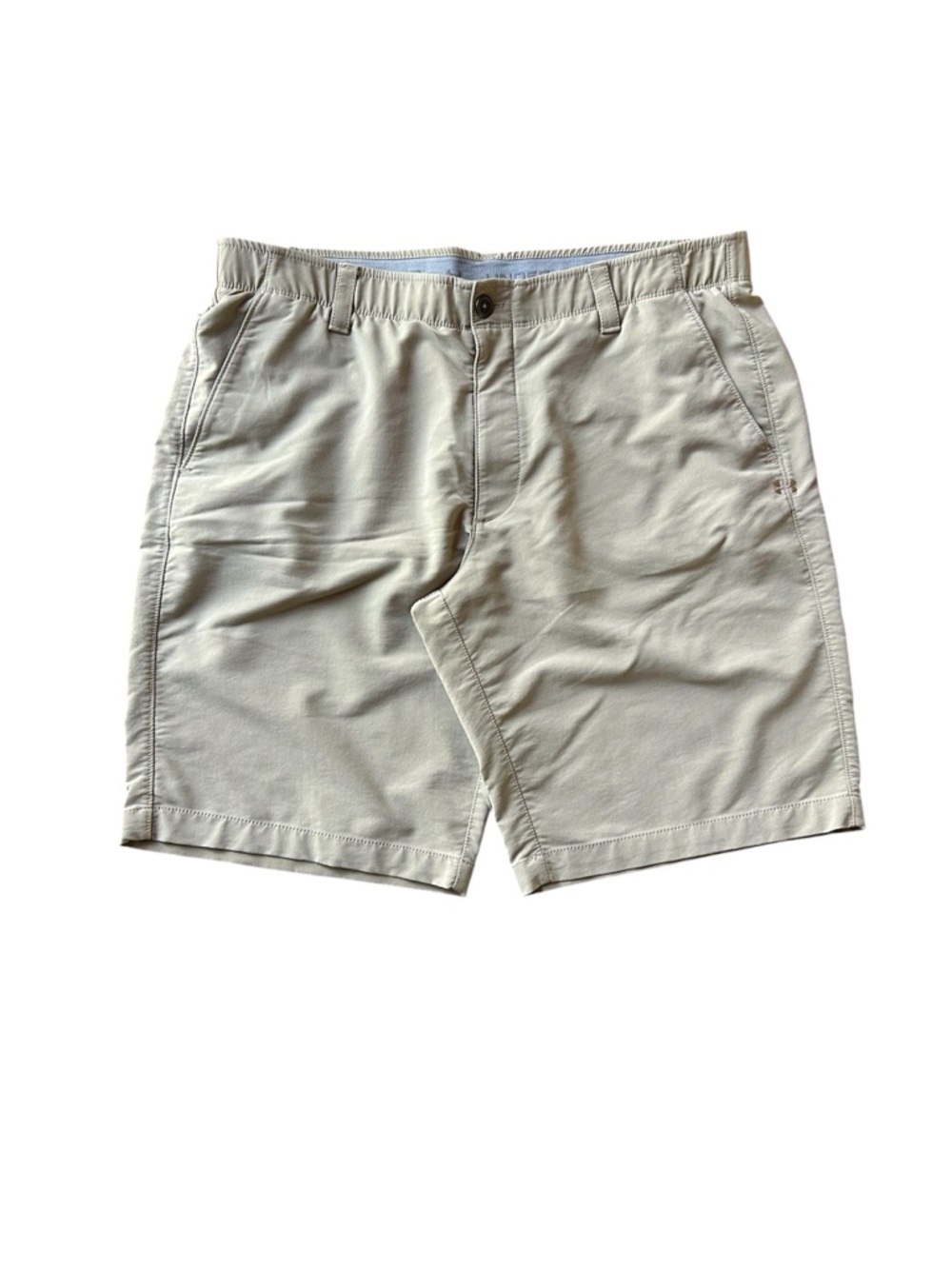 Under Armour Men's Light Beige Flat Front Shorts